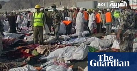 hundreds killed in hajj stampede world news the guardian