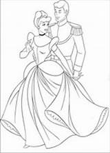 Assepoester Prins Kleurplaten Cinderella Malebog Prince Askepot sketch template