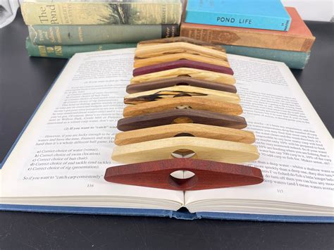 page holder thumb book page holder wooden page holder etsy uk