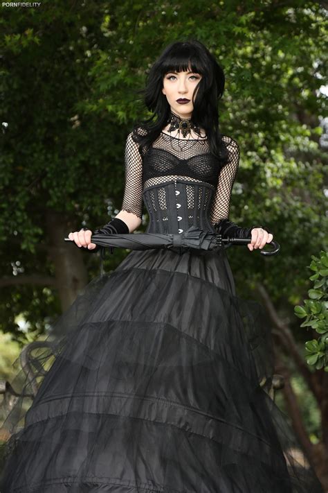goth pornstar in black charlotte sartre rides ryan