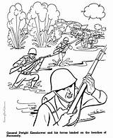 Coloring Pages History Military American Army Kids Wwii Kid Printing Help Print sketch template