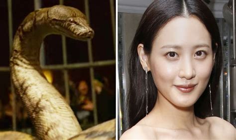 fantastic beasts  nagini revealed actress teases horcrux snake