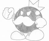 Omb Mario sketch template