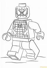 Lego Super Heroes Spiderman Pages Coloring Color Online Print sketch template