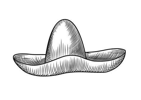 mexican sombrero  coloring page  printable coloring pages  kids
