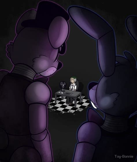 Shadow Freddy And Shadow Bonnie Poster By Toy Bonnie
