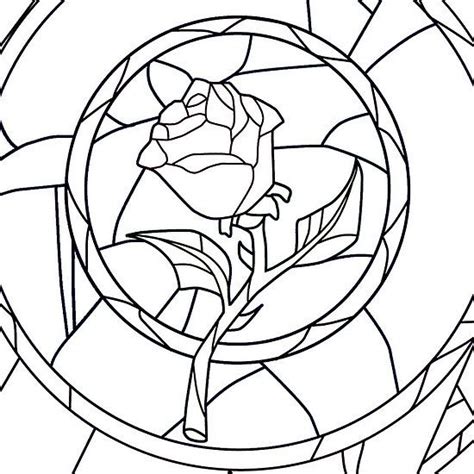 beauty   beast rose drawing  getdrawings