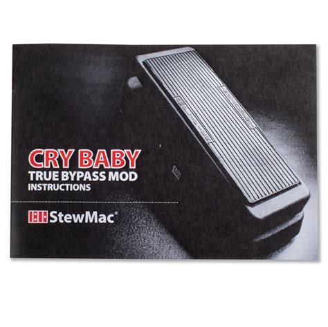 cry baby true bypass pedal mod stewmac