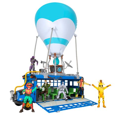 fortnite battle bus deluxe features inflatable balloon  lights