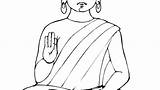 Coloring Buddha Pages Printable Statue Getdrawings Getcolorings sketch template