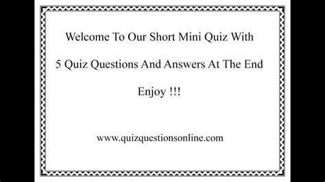 general knowledge questions and answers free general