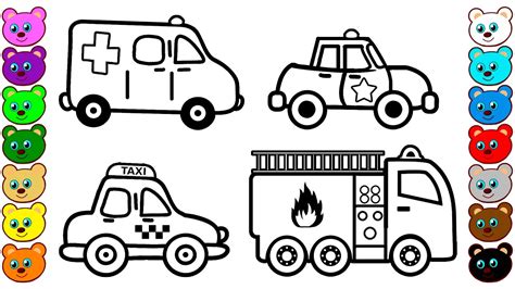 top  ideas  kids car coloring pages home family style
