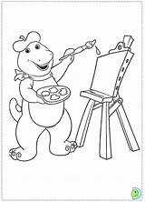 Coloring Barney Pages Color Cartoon Printable Character Dinokids Characters Kids Sheets Print Close Sheet Friends Purple Book sketch template