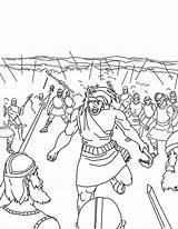 Coloring Samson Army Bible Pages Slaying Color Entire Printable Getcolorings Getdrawings sketch template