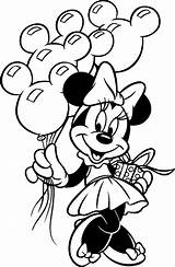 Coloring Pages Inkleur Christmas Minnie Prentjies Disney sketch template