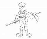 Coloring Pages Robin Nightwing Batman Printable Getcolorings Color sketch template