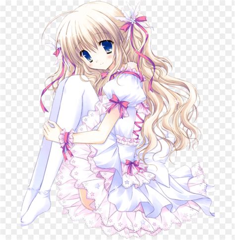 Download Cute Kawaii Anime Blonde Girl Png Free Png Images Toppng