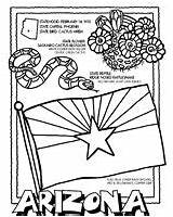 Coloring Pages Arizona Crayola State Facts Printable Print Color Sheets Flag Homeschool Az Online Flower Outline Fun Stuff Symbols Crafts sketch template