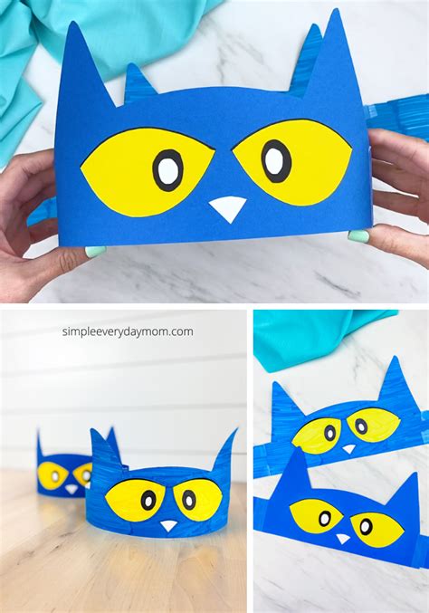 pete  cat template  craft