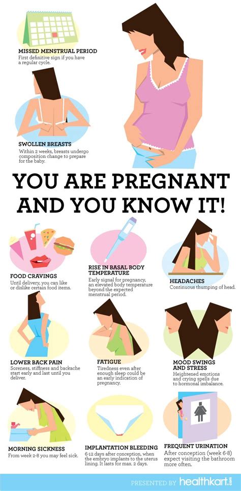 you are pregnant and you know it infographics pinterest am i pregnant you are and