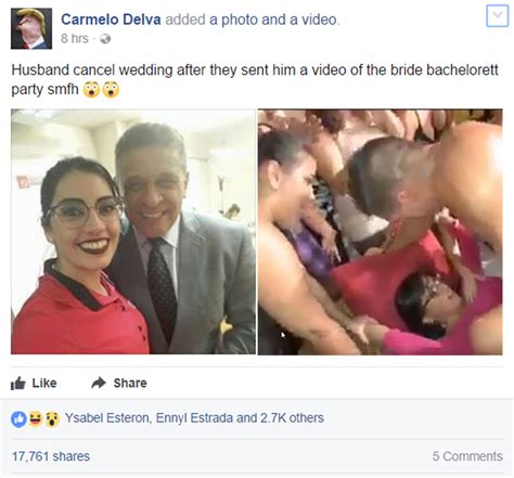 groom cancels wedding after seeing video of bride going wild in bachelorette party