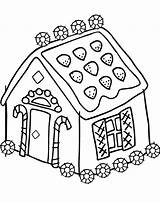 Coloring House Gingerbread Pages Clipart Print Houses Template Colouring Christmas Printable 3d Library Popular Kids Visit sketch template