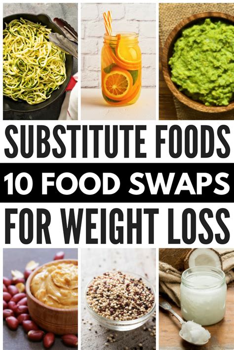 Substitute Foods 10 Healthy Food Swaps For Weight Loss