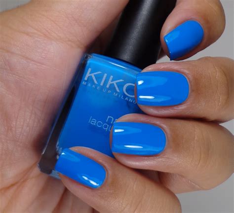 kiko 295 cerulean blue of life and lacquer