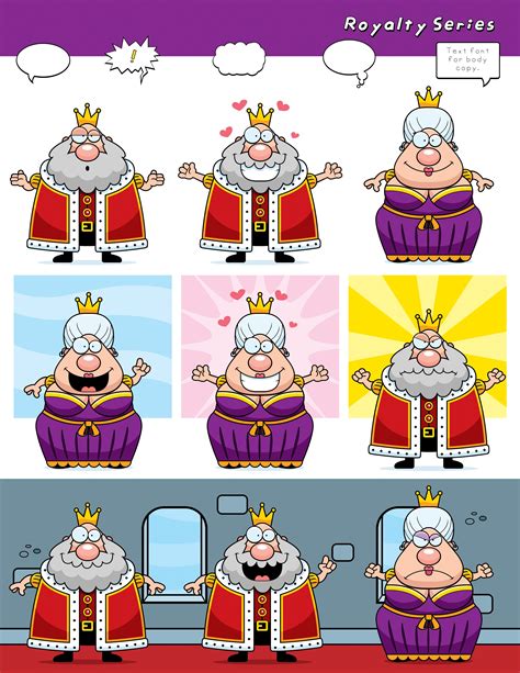 cartoon royalty series illustrator graphics creative market