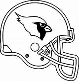 Coloring Pages Cardinals Football Getdrawings sketch template