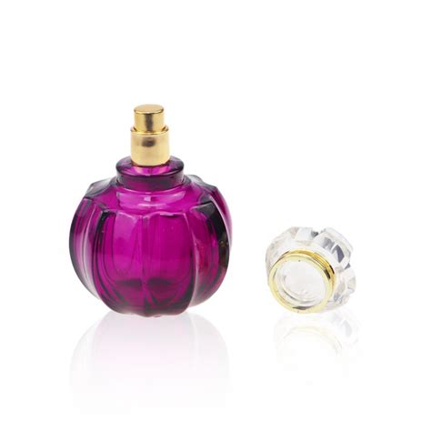Glamorous 95ml Purple Round Flower Ball Shape Perfume Bottle High