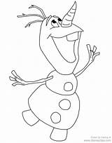 Olaf Coloring Frozen Pages Disneyclips Happy Disney Pdf Funstuff sketch template