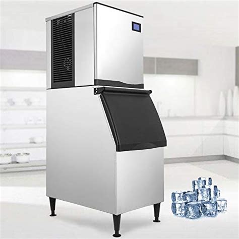 Vevor 110v Commercial Ice Maker 550lbs 24h With 350lbs Bin Sale