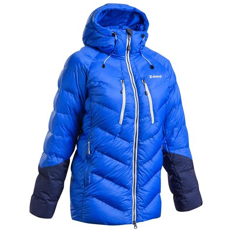 simond doudoune en duvet dalpinisme femme makalu bleu decathlon