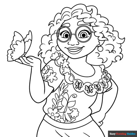 mirabel encanto coloring pages printable