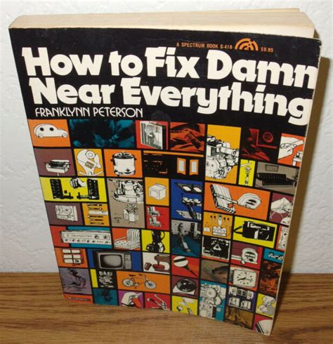 fix damn   book  franklynn peterson home repair   ebay