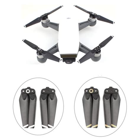 pair    quick release folding propeller  foldable blades props  dji spark
