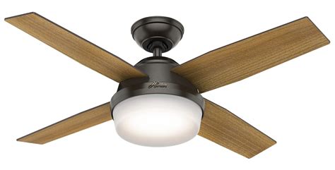 hunter dempsey  light  indoor ceiling fan  noble bronze