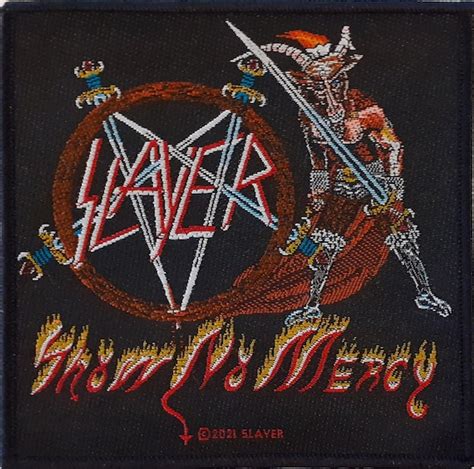 Slayer Show No Mercy Patch 10cm X 10cm Etsy