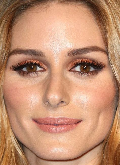 Celebrity Olivia Palermo Makeup Copper Eyeshadow Celebrity Makeup Looks