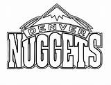 Coloring Nuggets Denver Logo Pages Printable Nba Nike Sports Teams Basketball Cavaliers Cleveland Drawing Clipart Warriors Golden State Cavs Color sketch template