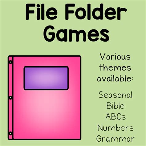 file folder games archives mamas learning corner