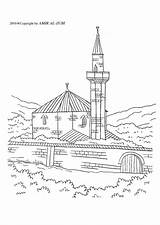 Moschee Malvorlage sketch template