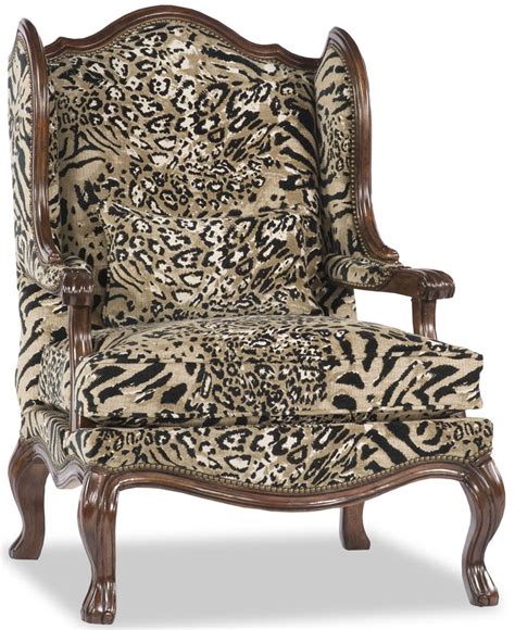 animal print arm chair