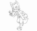 Mccloud Fox Coloring sketch template