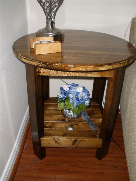 ana white benchright  side table diy projects