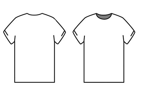 shirt outline template