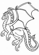 Draghi Dragon Drago Fuoco sketch template