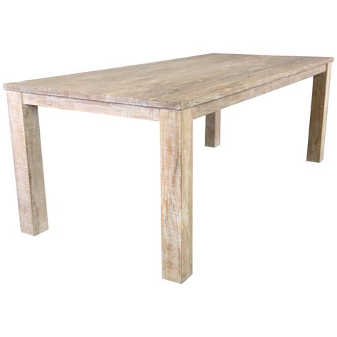 durham handcrafted white wash recycled teak wood large