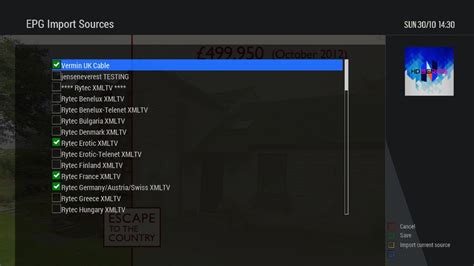 vermin uk cable  day xmltv importer epg source  techkings